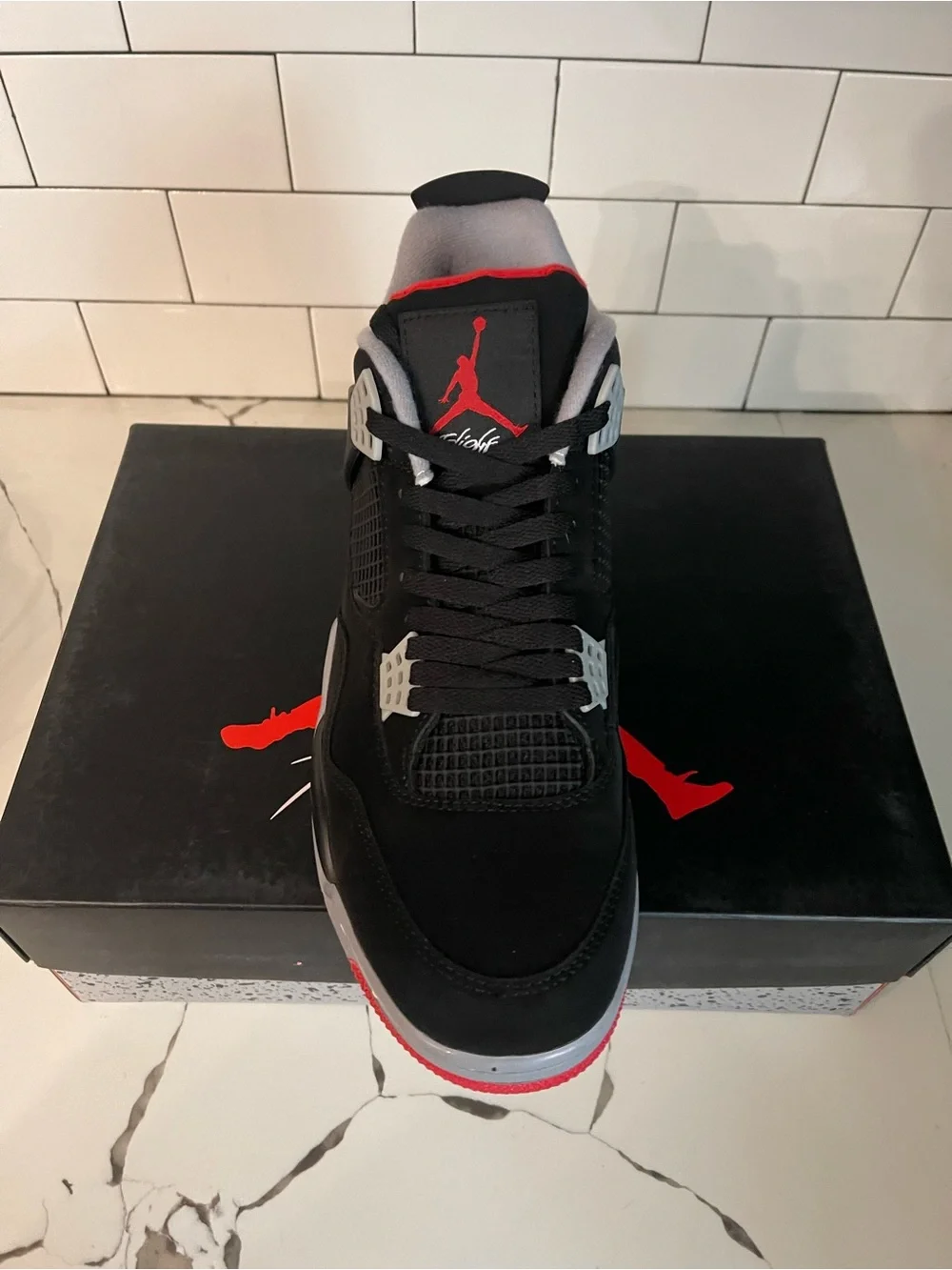Men’s Retro 4 OG Bred Size 12.
